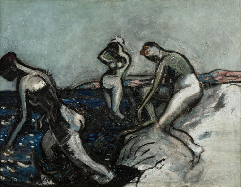 Les baigneuses, vers 1911 Auguste CHABAUD