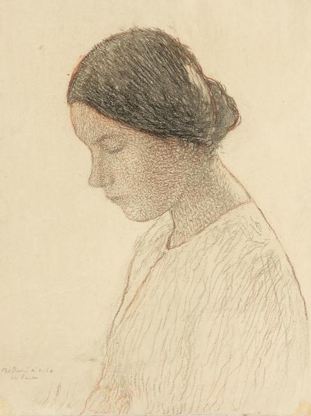 Jeune femme de profil. Etude pour Dans la Lumière, 1913