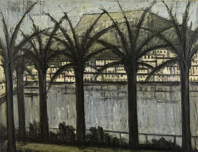 Le port de Beaulieu, 1957 Bernard BUFFET