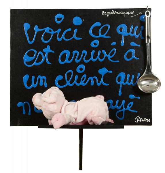 Voici ce qui est arrivé à un client qui n'a pas payé... 2001