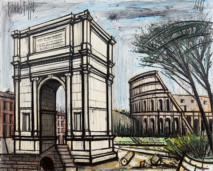 Vue de Rome Bernard BUFFET