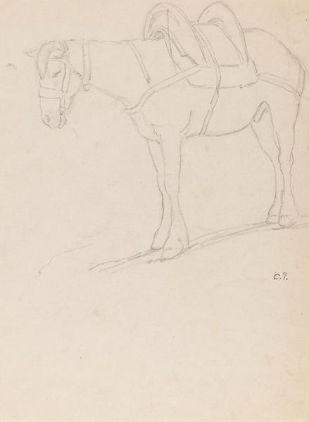 Etude de cheval, circa 1860