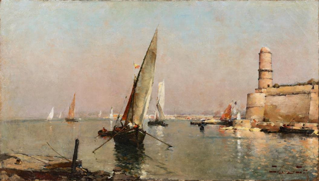 Voiles à l’entrée du port de Marseille