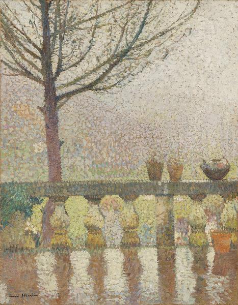 La terrasse de Marquayrol sous la pluie