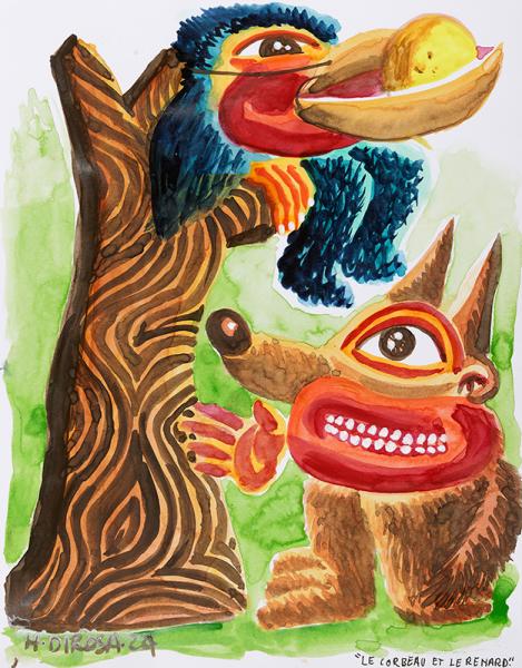 Le corbeau et le renard, 2024