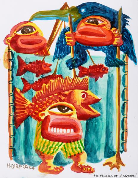 Les poissons et le cormoran, 2024