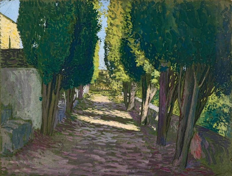 Allée ombragée