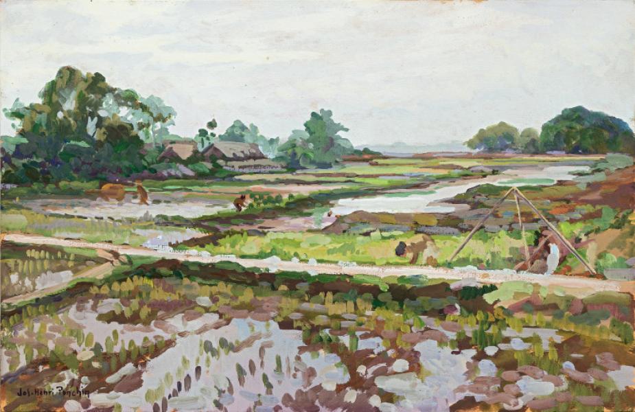 Le travail dans les rizières