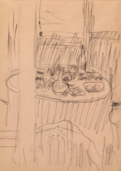 Nature morte sur la table devant la fenêtre (Arcachon), 1920