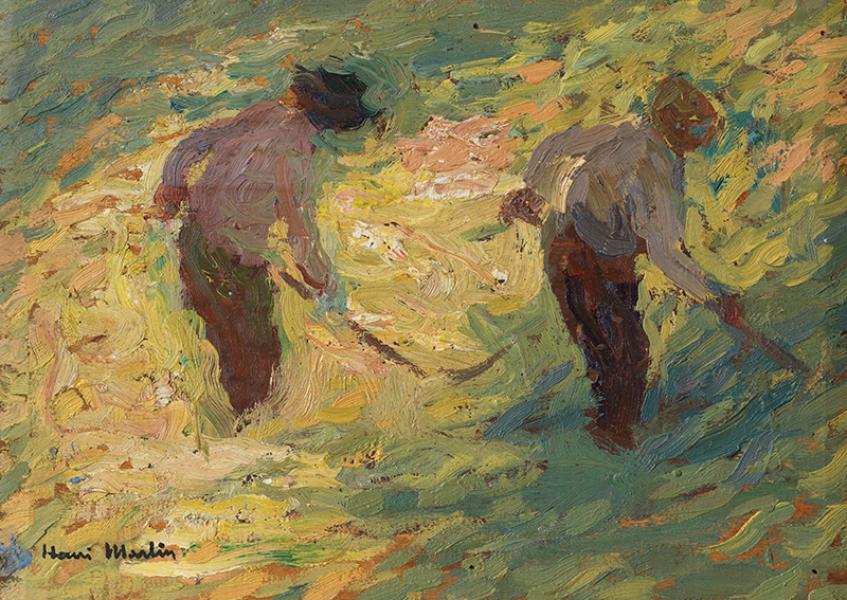 Deux faucheurs, circa 1910