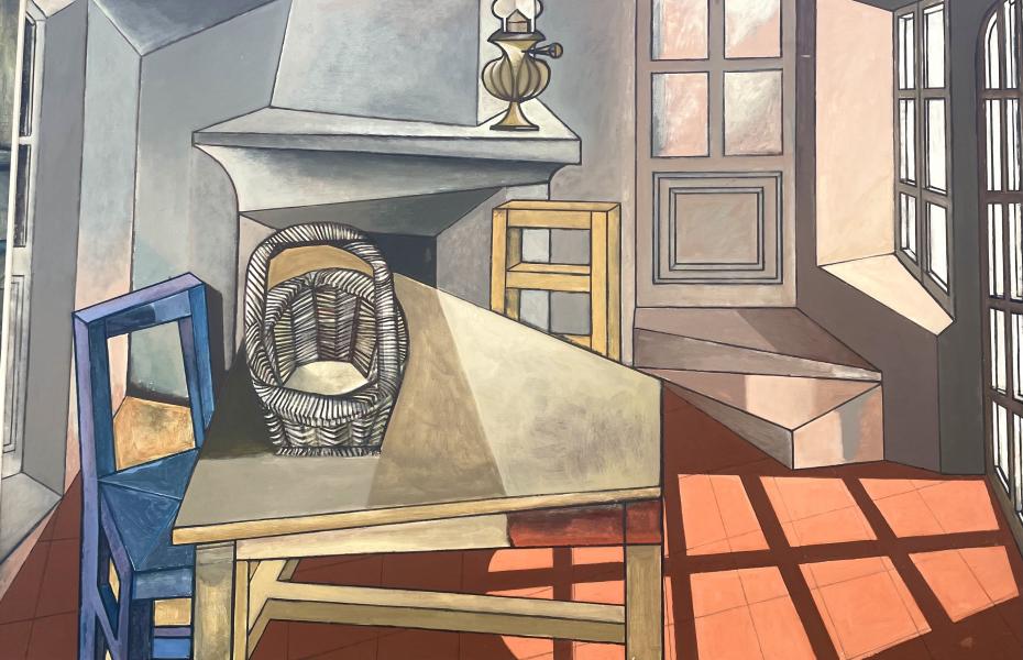 La chaise bleue, Savacane, août 1984