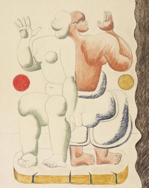 Composition de deux femmes, vers 1927-28
