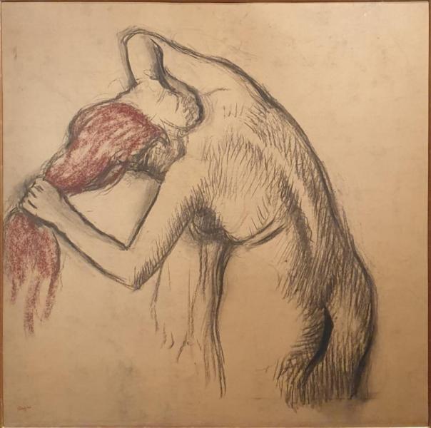 Après le bain, femme s'essuyant, circa 1903