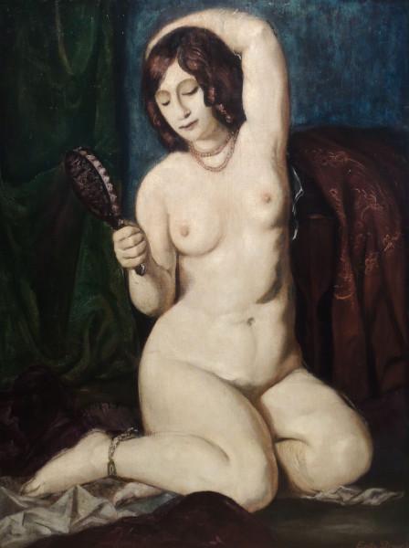 Nu au miroir, 1907