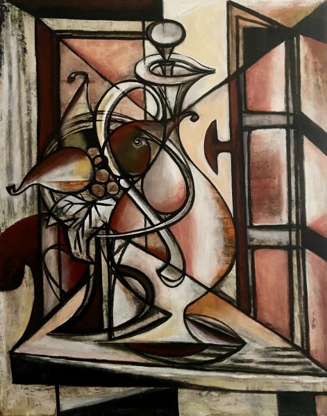 Nature morte au flacon, octobre 1976