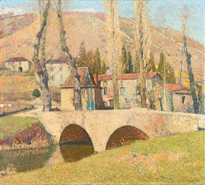 Le pont de Labastide du Vert en fin d'automne