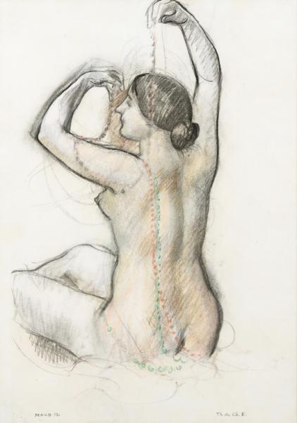 La Péri, étude. Projet pour le théâtre des Champs-Elysées, 1912