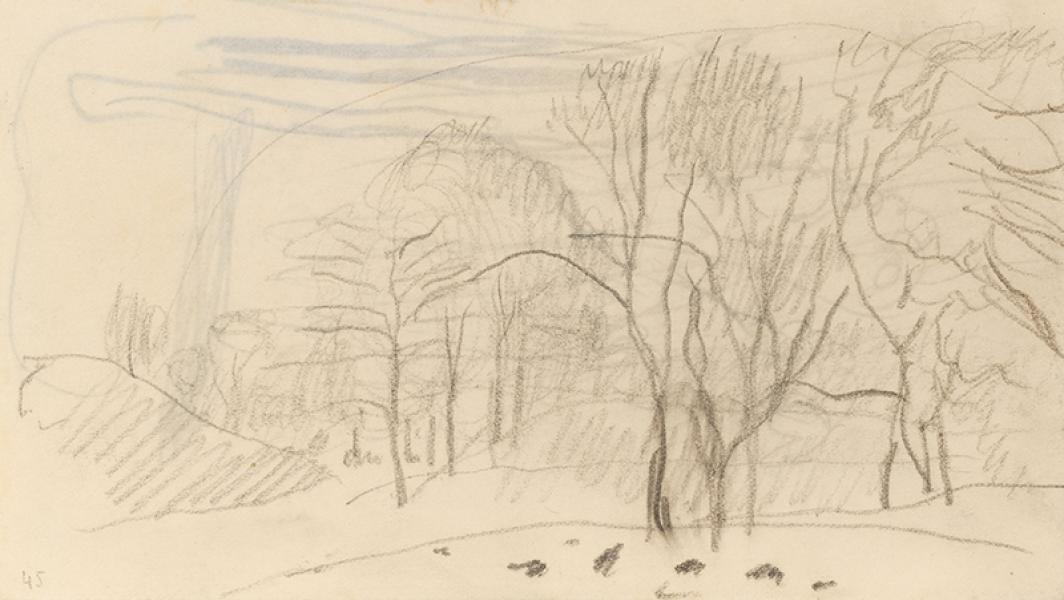 Paysage d'hiver, Dauphiné, 1894-95