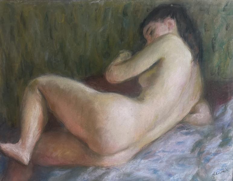 Femme nue étendue