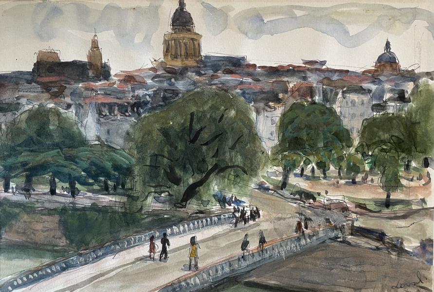 Le nouveau pont et le Panthéon